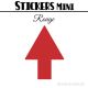 624 Flèches 0,8 cm - Stickers mini gommettes