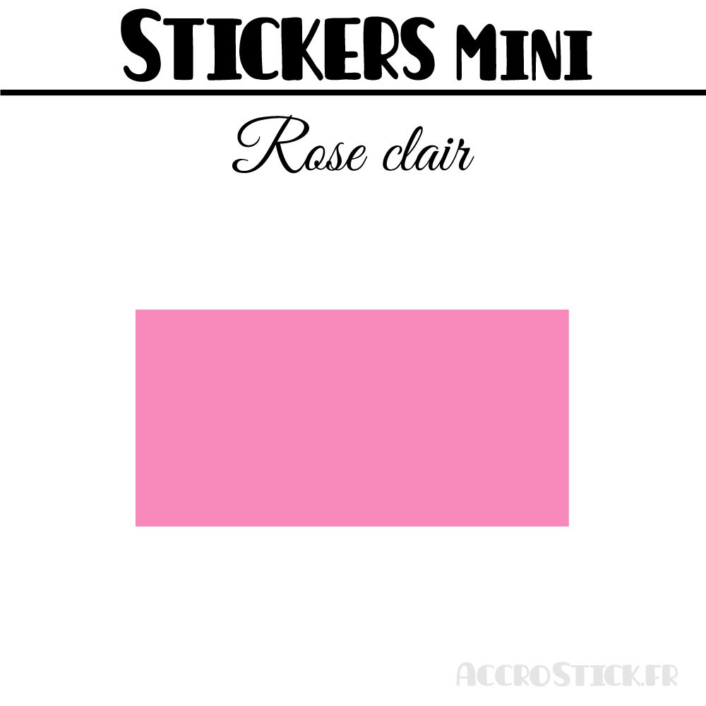 8 Rectangles 8 cm - Stickers étiquettes gommettes