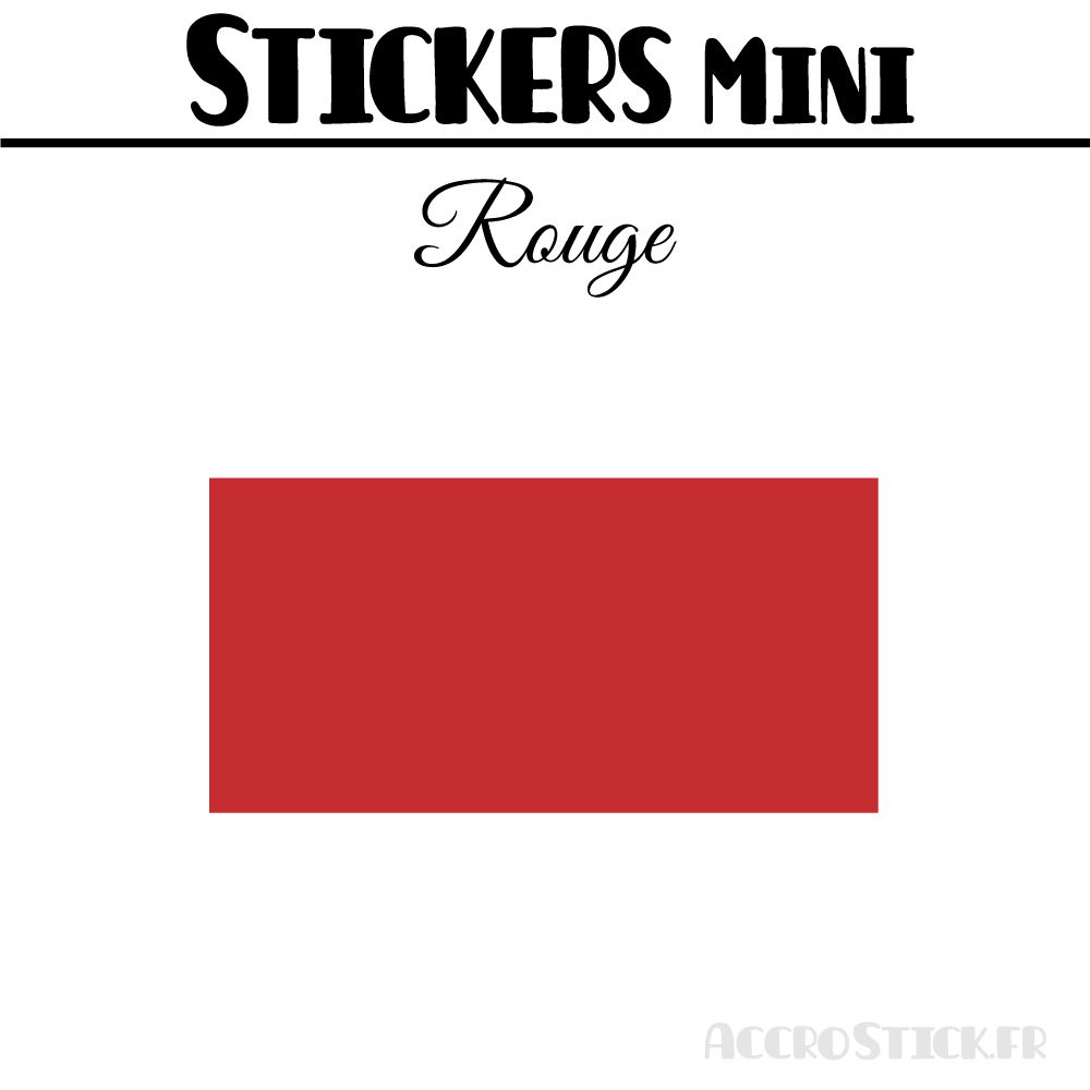 8 Rectangles 8 cm - Stickers étiquettes gommettes