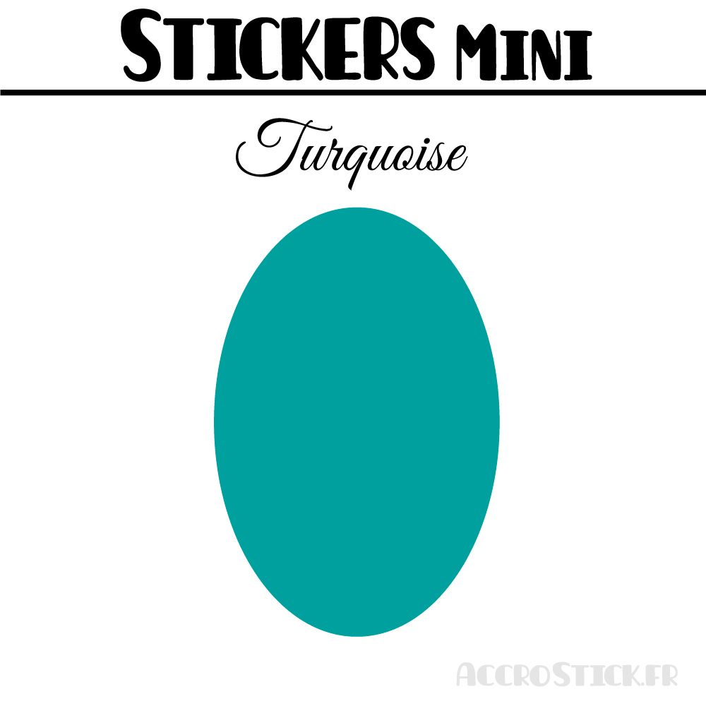 16 Ovales 3.5 cm - Stickers mini gommettes