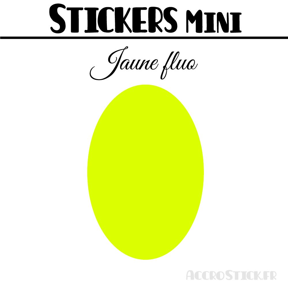 16 Ovales 4 cm - Stickers mini gommettes