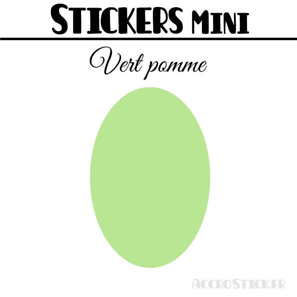 16 Ovales 4 cm - Stickers mini gommettes
