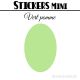 16 Ovales 4 cm - Stickers mini gommettes
