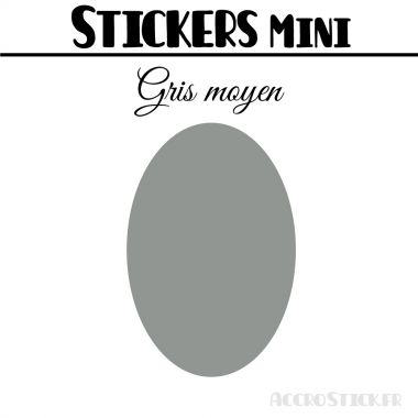8 Ovales 5 cm - Stickers mini gommettes