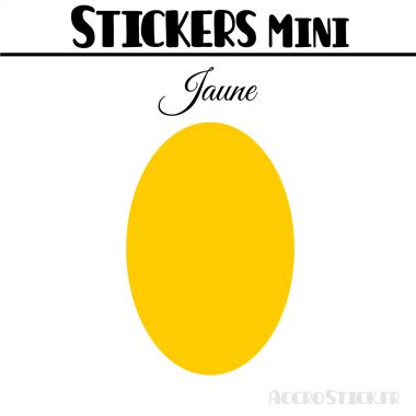 8 Ovales 5 cm - Stickers mini gommettes