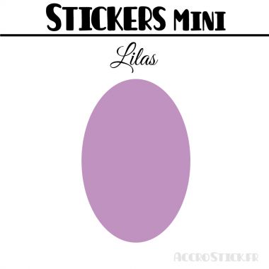 8 Ovales 5 cm - Stickers mini gommettes