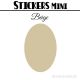 8 Ovales 6 cm - Stickers mini gommettes