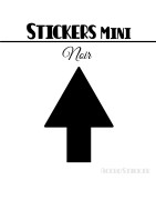 352 Flèches 1 cm - Stickers mini gommettes