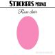 8 Ovales 6 cm - Stickers mini gommettes
