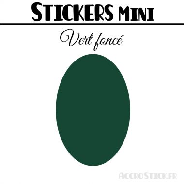 8 Ovales 6 cm - Stickers mini gommettes
