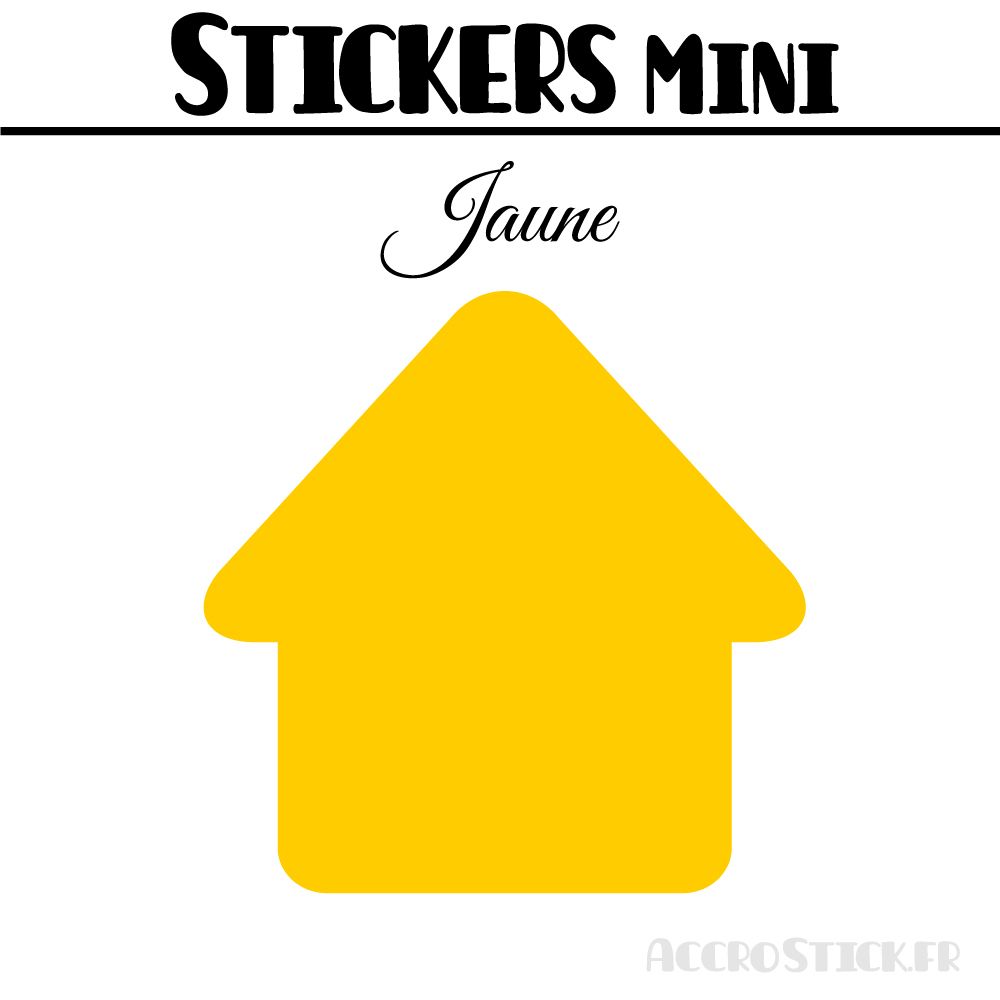 616 Maisons 0.8 cm - Stickers mini gommettes