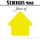 616 Maisons 0.8 cm - Stickers mini gommettes