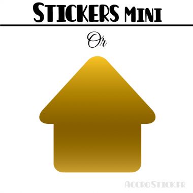 616 Maisons 0.8 cm - Stickers mini gommettes
