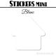 40 Maisons 3.5 cm - Stickers mini gommettes