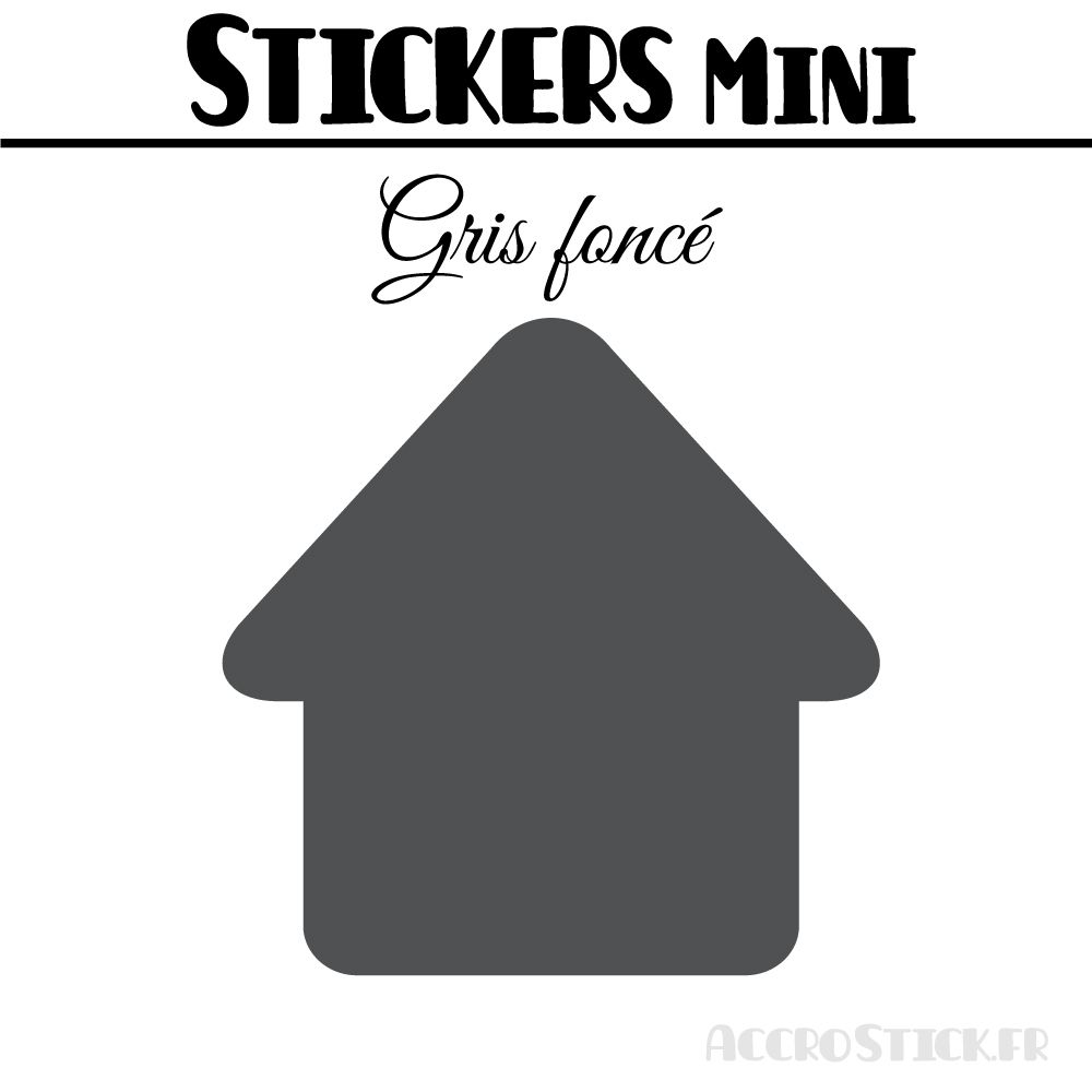 40 Maisons 3.5 cm - Stickers mini gommettes