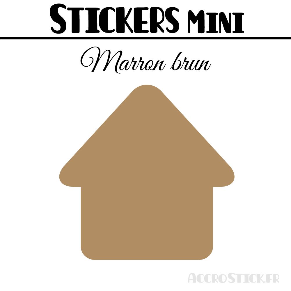 40 Maisons 3.5 cm - Stickers mini gommettes