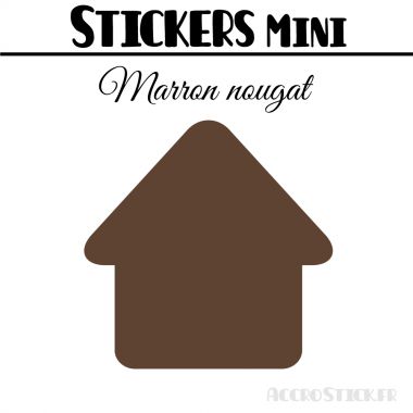 40 Maisons 3.5 cm - Stickers mini gommettes