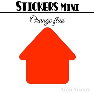 24 Maisons 4 cm - Stickers mini gommettes