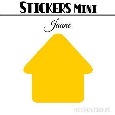 16 Maisons 5 cm - Stickers mini gommettes