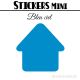8 Maisons 6 cm - Stickers mini gommettes