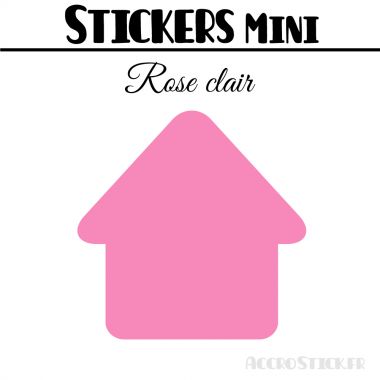 8 Maisons 6 cm - Stickers mini gommettes