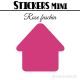 8 Maisons 6 cm - Stickers mini gommettes