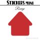 8 Maisons 6 cm - Stickers mini gommettes