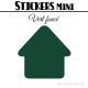 8 Maisons 6 cm - Stickers mini gommettes