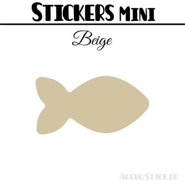 80 Poissons 3.5 cm - Stickers mini gommettes