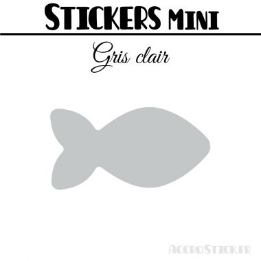 56 Poissons 4 cm - Stickers mini gommettes