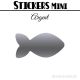 32 Poissons 5 cm - Stickers mini gommettes