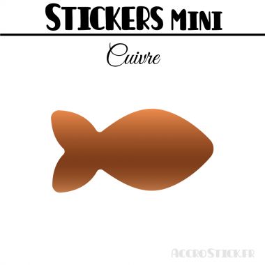 32 Poissons 5 cm - Stickers mini gommettes
