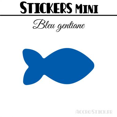 32 Poissons 5 cm - Stickers mini gommettes