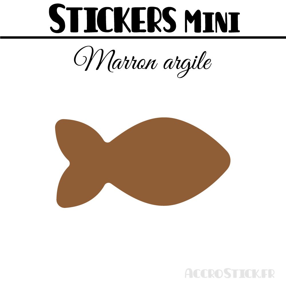 32 Poissons 5 cm - Stickers mini gommettes