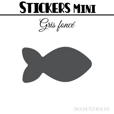 24 Poissons 7 cm - Stickers mini gommettes