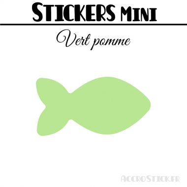 24 Poissons 7 cm - Stickers mini gommettes