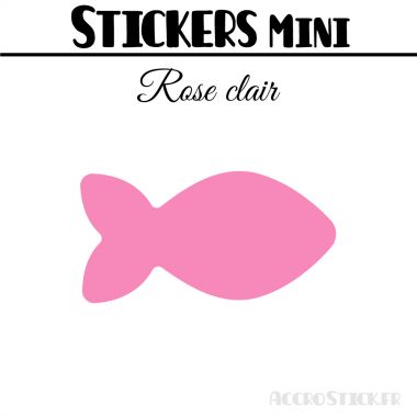 8 Poissons 8 cm - Stickers mini gommettes
