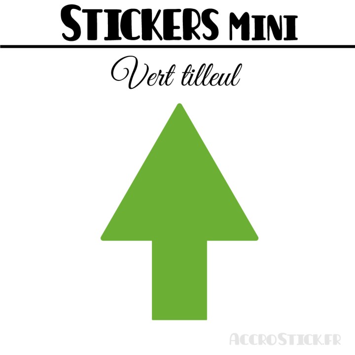 200 Flèches 1,4 cm - Stickers mini gommettes