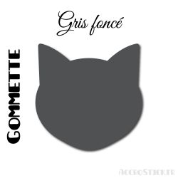 24 stickers Chat de 4 cm - Stickers étiquettes gommettes