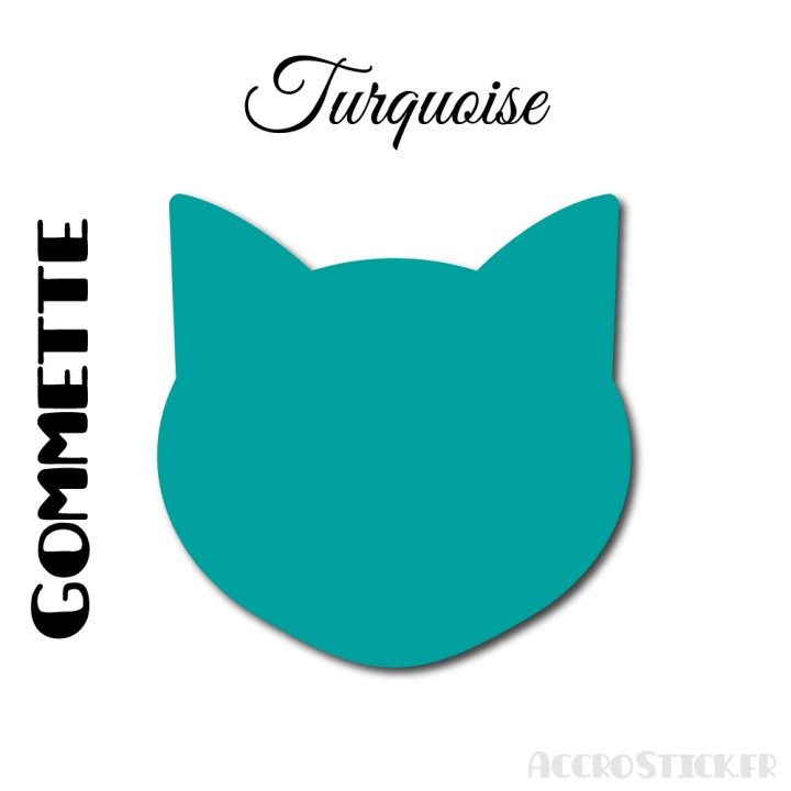 24 stickers Chat de 4 cm - Stickers étiquettes gommettes