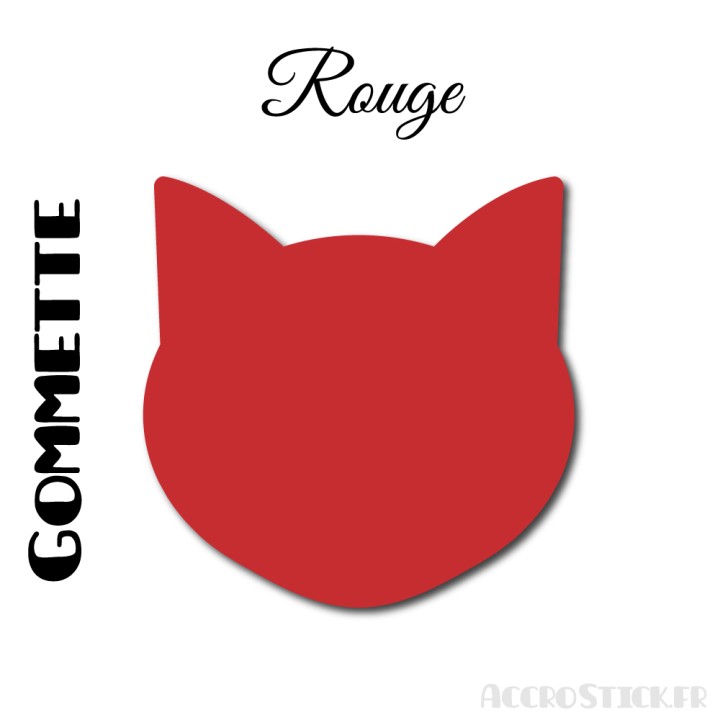 8 stickers Chat de 6 cm - Stickers étiquettes gommettes