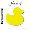 72 stickers Canard 2.4 cm - Stickers étiquettes gommettes