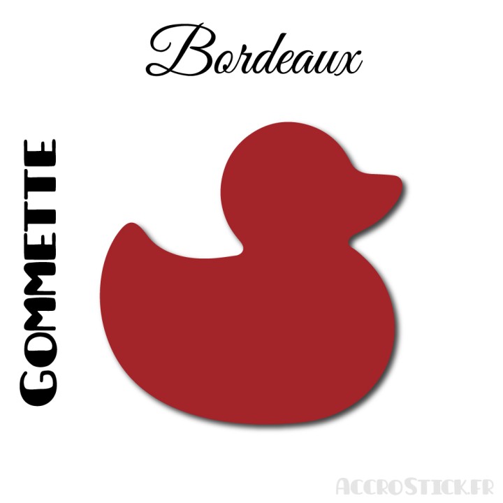 8 stickers Canard 7 cm - Stickers étiquettes gommettes