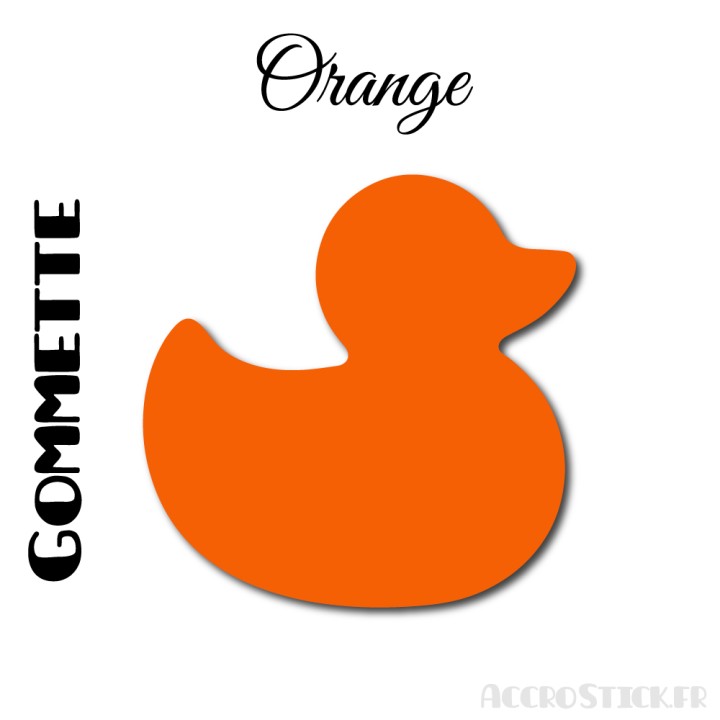 8 stickers Canard 7 cm - Stickers étiquettes gommettes