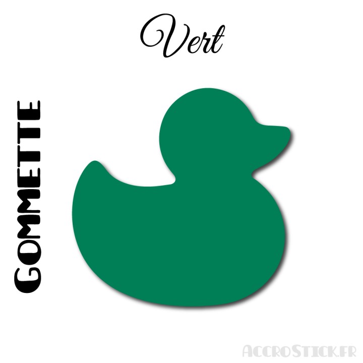 8 stickers Canard 7 cm - Stickers étiquettes gommettes