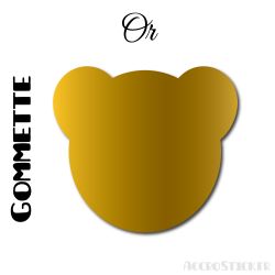 616 gommettes Ours de 0,8 cm - Stickers polyvalents