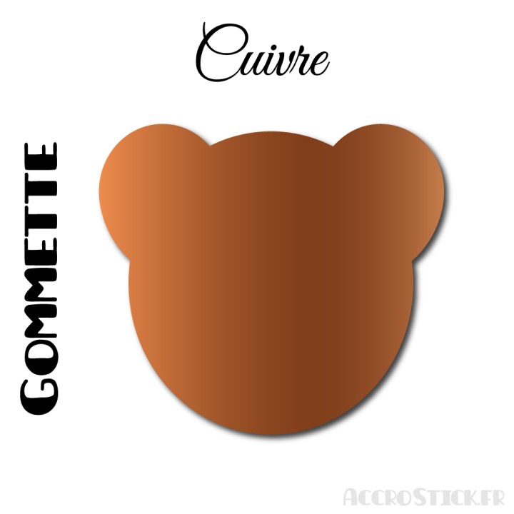 224 gommettes Ours 1.4 cm - Stickers polyvalents