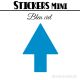 104 Flèches 2 cm - Stickers mini gommettes