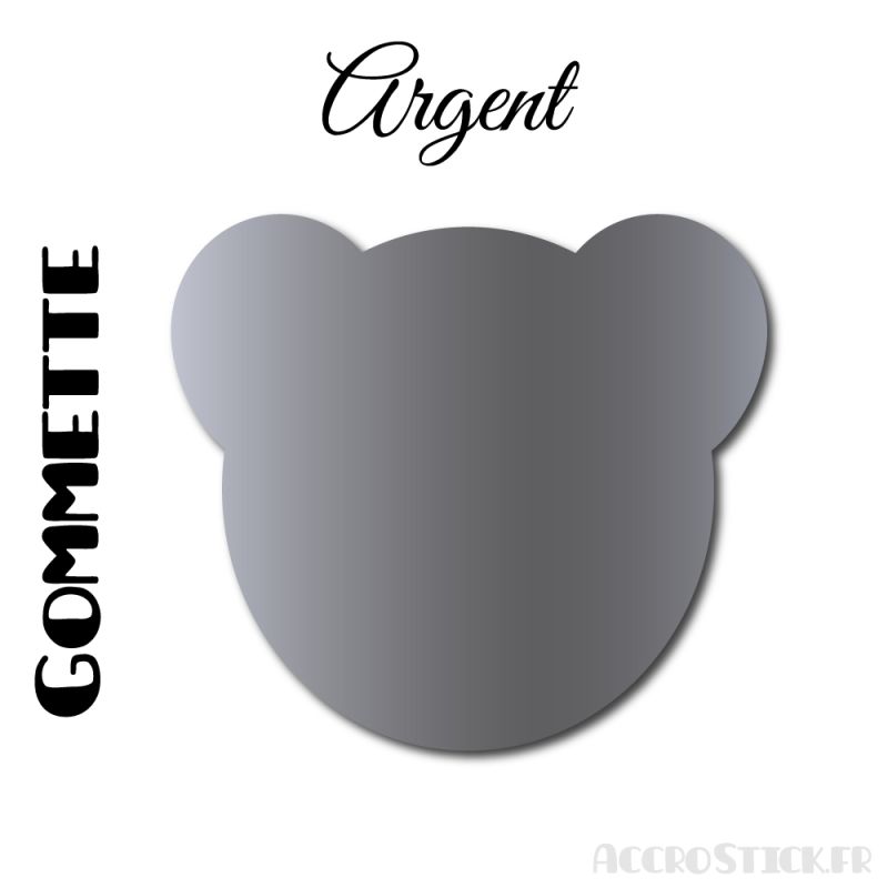 120 gommettes Ours 2 cm - Stickers polyvalents