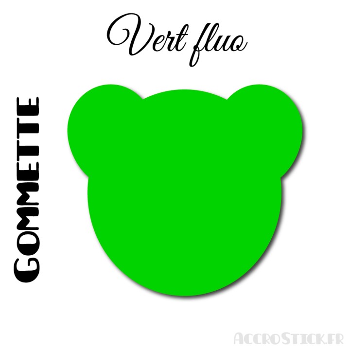 120 gommettes Ours 2 cm - Stickers polyvalents